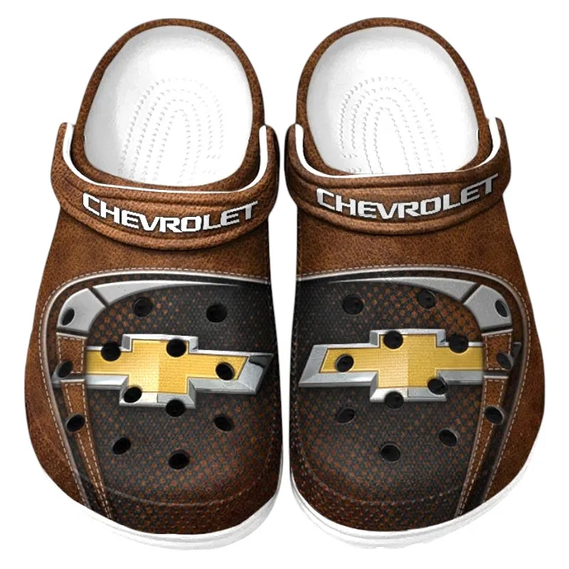 Custom Reliable Family Car All Over Print Clog, Comfortable Slip-On Shoes for Everyday Wear CAR177 - Brown