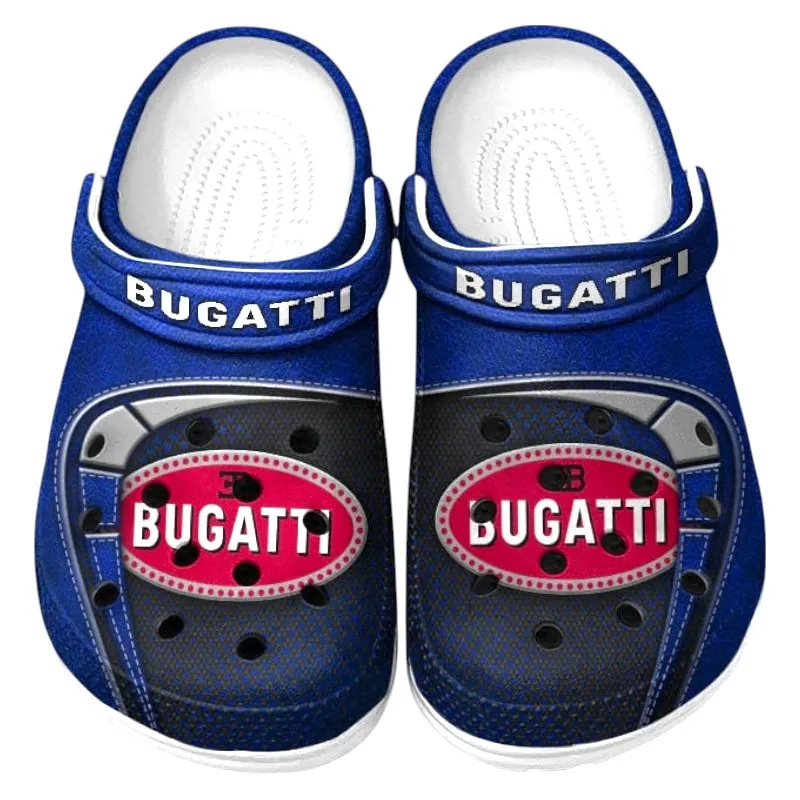 Record-Breaking Auto Culture Clog, Stylish All Over Print Lightweight Shoes for Auto Fans and Streetwear Style CAR177 - Blue