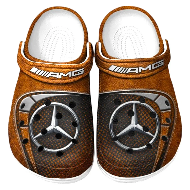 Orange Edition Dynamic Road Machine Inspired All Over Print Clog, Perfect Gift Footwear for Automotive Enthusiasts CAR177