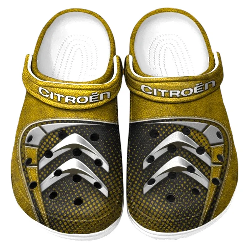 Yellow Edition Stylish Crossover Inspired All Over Print Clog, Perfect Gift Footwear for Automotive Enthusiasts CAR177