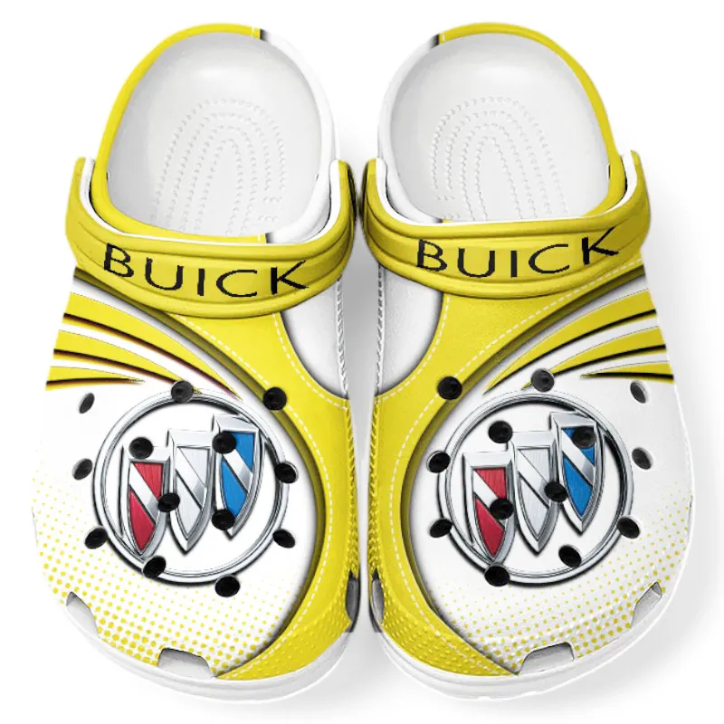 Trendy Crossover Vehicle Themed Clog, Full Print Lightweight Footwear for Fans of Automotive Style CAR181 - Yellow