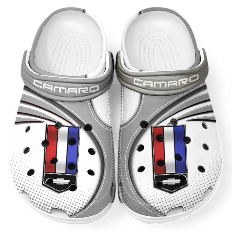 Custom Practical Hatchback All Over Print Clog, Comfortable Slip-On Shoes for Everyday Wear CAR181 - Gray