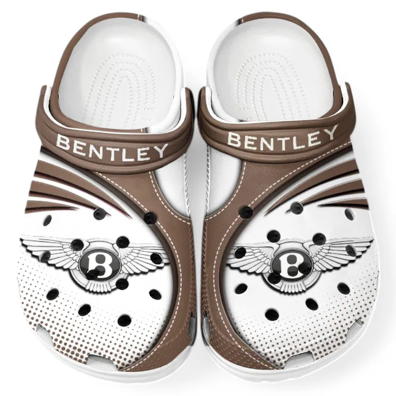 Custom Ultra-Comfort Sedan Inspired Clog All Over Print, Comfortable Slip-On Footwear for Auto Fans CAR181 - Brown