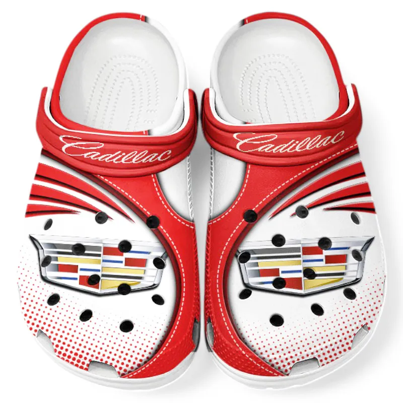 Red Edition Premium Performance Car Inspired All Over Print Clog, Perfect Gift Footwear for Automotive Enthusiasts CAR181