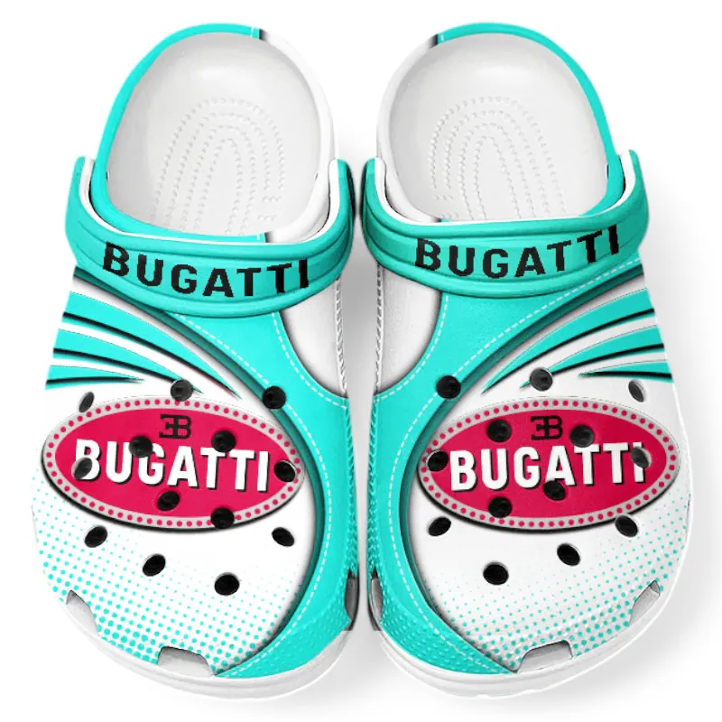 Record-Breaking Auto Culture Clog, Stylish All Over Print Lightweight Shoes for Auto Fans and Streetwear Style CAR181 - Cyan