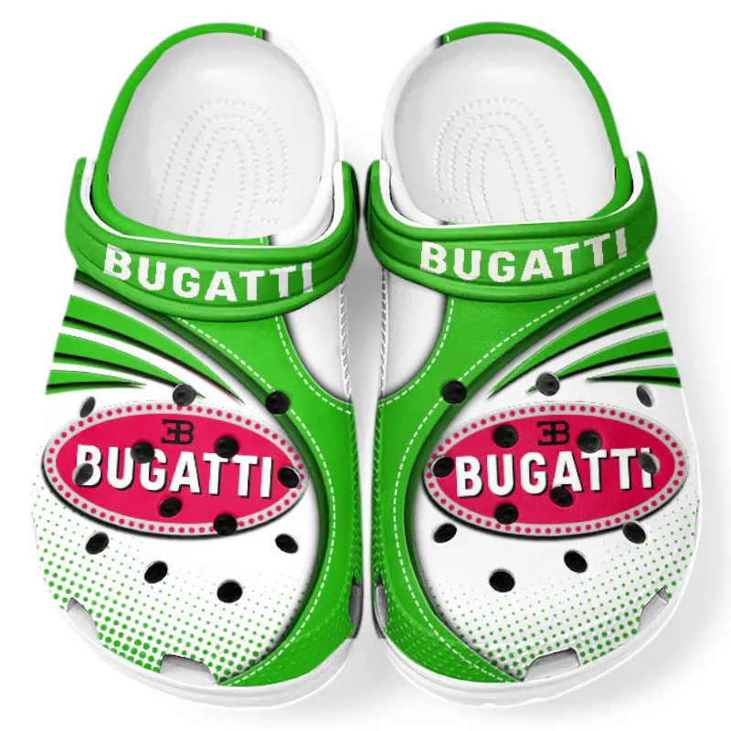 Green Edition Hypercar Inspired All Over Print Clog, Perfect Gift Footwear for Automotive Enthusiasts CAR181