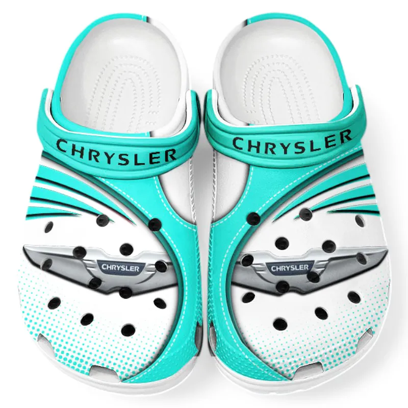 Custom Comfortable Sedan Inspired Clog All Over Print, Comfortable Slip-On Footwear for Auto Fans CAR181 - Cyan