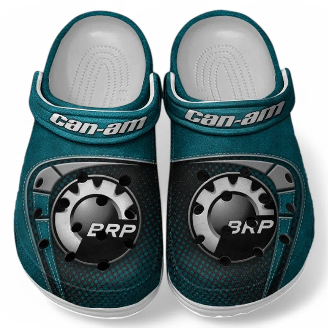 Adventure Quad Lover’s All Over Print Clog, Slip-On Shoes for Daily Comfort and Garage Style CAR183 - Cyan