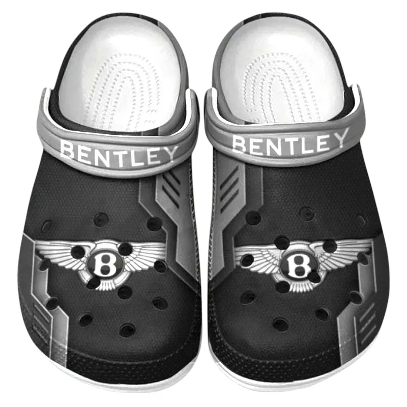 Custom Ultra-Comfort Sedan Inspired Clog All Over Print, Comfortable Slip-On Footwear for Auto Fans CAR185 - Gray