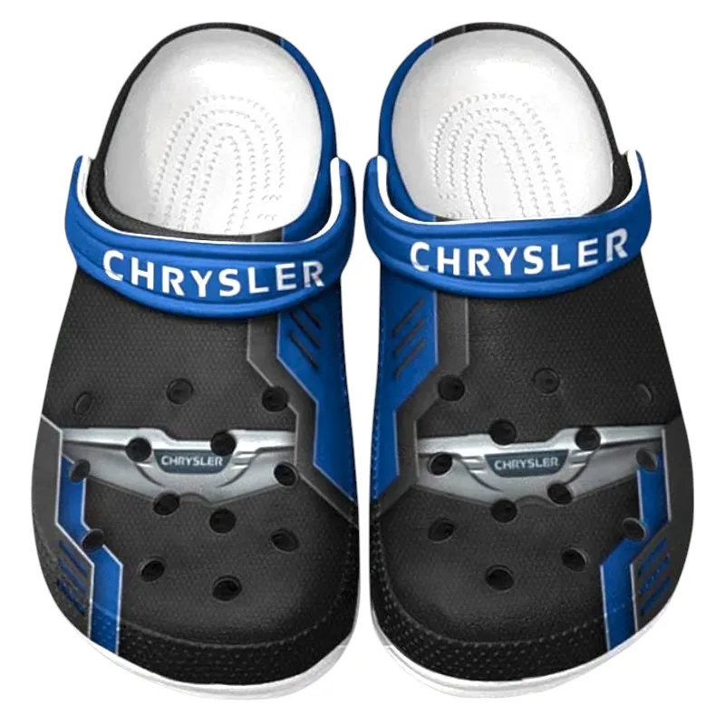 All Over Print Crossover Vehicle Clog, Automotive Lifestyle Inspired Shoes for Car Enthusiasts CAR185 - Blue