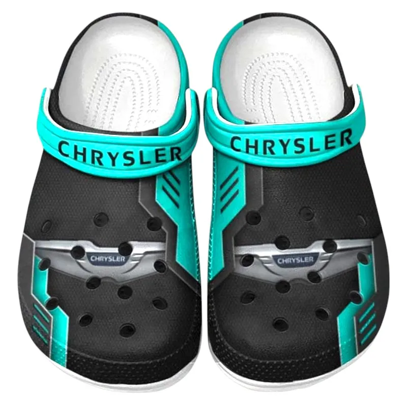 Personalized Family Car Design Clog, Full Print Slip-On Footwear Gift for Car Lovers CAR185 - Cyan