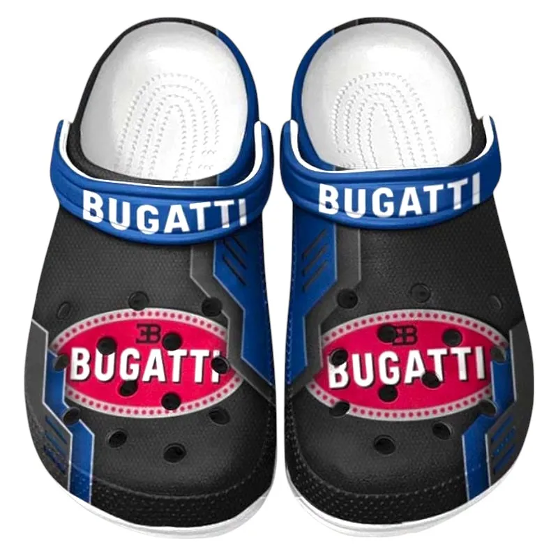 Million-Dollar Car Lover’s All Over Print Clog, Slip-On Shoes for Daily Comfort and Garage Style CAR185 - Blue
