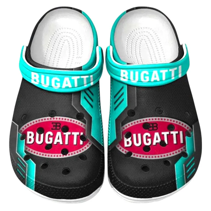 Custom Elite Roadster All Over Print Clog, Comfortable Slip-On Shoes for Everyday Wear CAR185 - Cyan