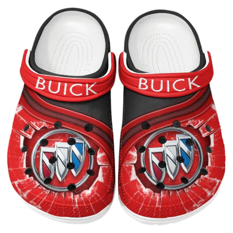 Red Edition American Luxury Vehicle Inspired All Over Print Clog, Perfect Gift Footwear for Automotive Enthusiasts CAR188