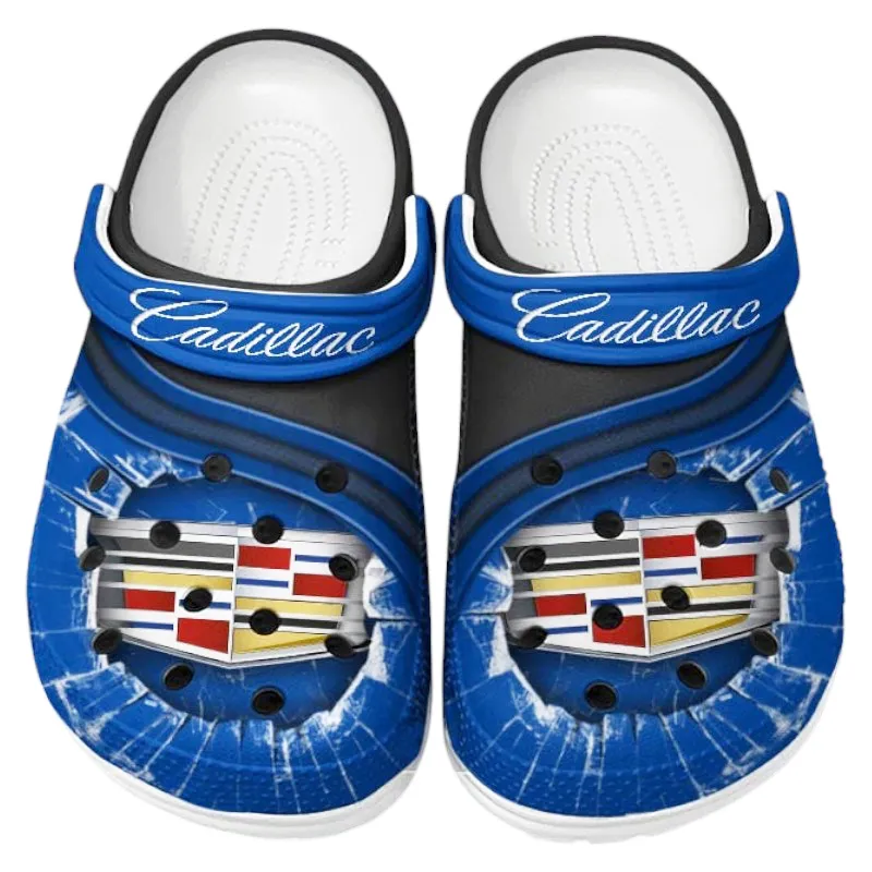 Blue Edition Premium Performance Car Inspired All Over Print Clog, Perfect Gift Footwear for Automotive Enthusiasts CAR188