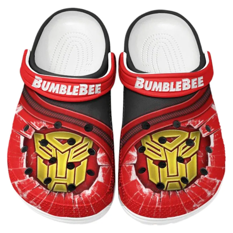 Custom Racing Coupe All Over Print Clog, Comfortable Slip-On Shoes for Everyday Wear CAR188 - Red
