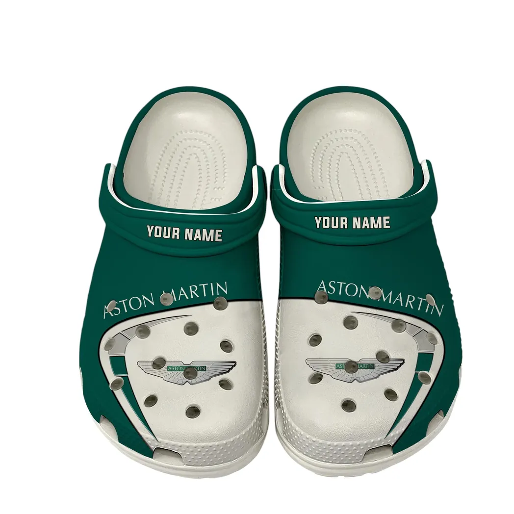 Sleek Roadster Culture Clog, Stylish All Over Print Lightweight Shoes for Auto Fans and Streetwear Style CAR168 - White