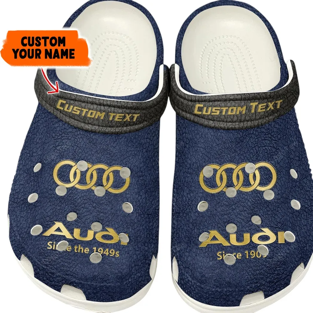 Blue Custom Sports-Inspired Sedan All Over Print Clog, Car Culture Inspired Footwear Gift for Men and Women CAR141