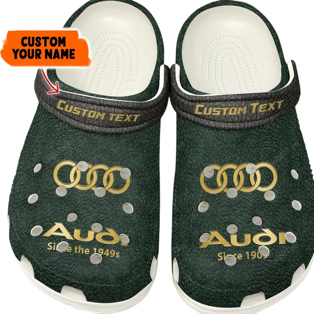 All Over Print Precision Performance Vehicle Clog, Automotive Lifestyle Inspired Shoes for Car Enthusiasts CAR141 - Green