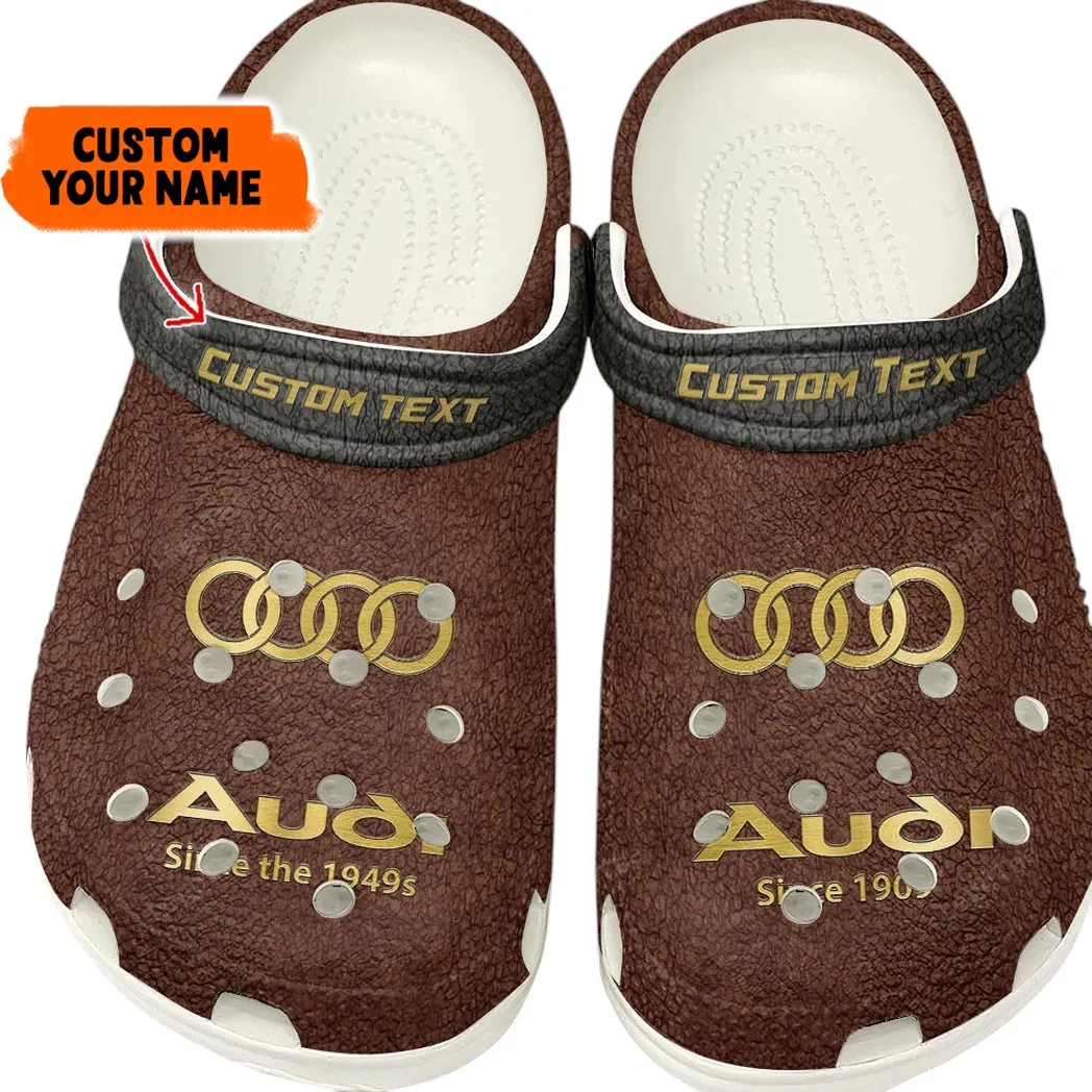 Prestige Drive Culture Clog, Stylish All Over Print Lightweight Shoes for Auto Fans and Streetwear Style CAR141 - Orange