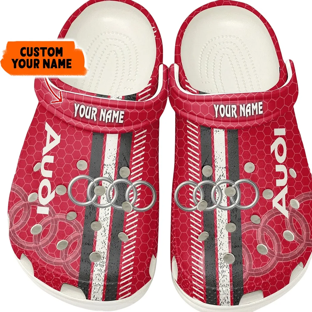 Custom German Engineering Vehicle All Over Print Clog, Comfortable Slip-On Shoes for Everyday Wear CAR820 - White