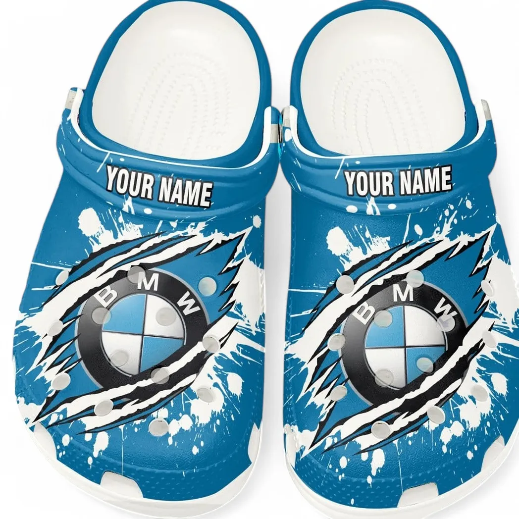 Adventure Motorcycle Lover’s All Over Print Clog, Slip-On Shoes for Daily Comfort and Garage Style CAR560 - White