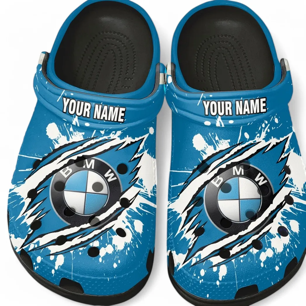 Custom Urban Luxury Auto Inspired Clog All Over Print, Comfortable Slip-On Footwear for Auto Fans CAR560 - Black