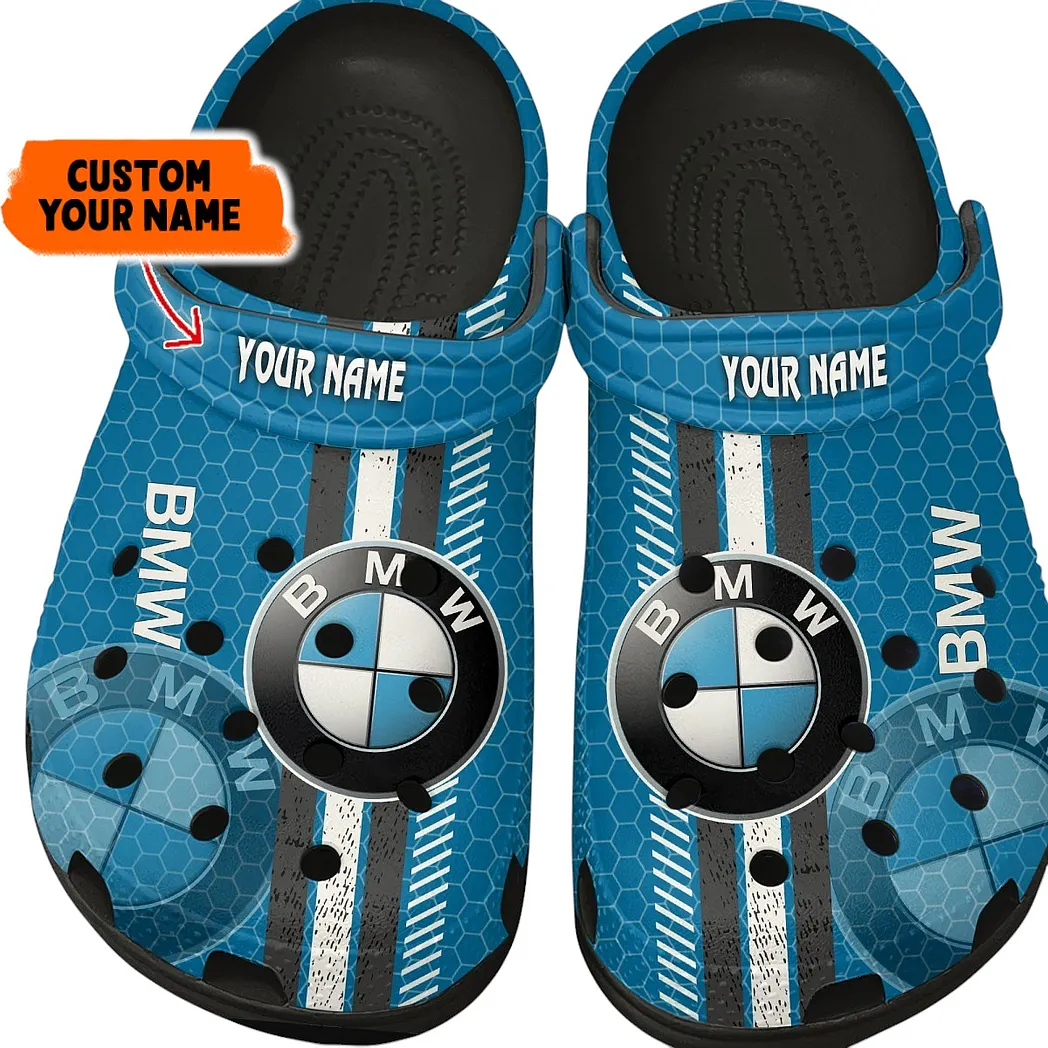 Trendy Performance Bike Themed Clog, Full Print Lightweight Footwear for Fans of Automotive Style CAR820 - Black