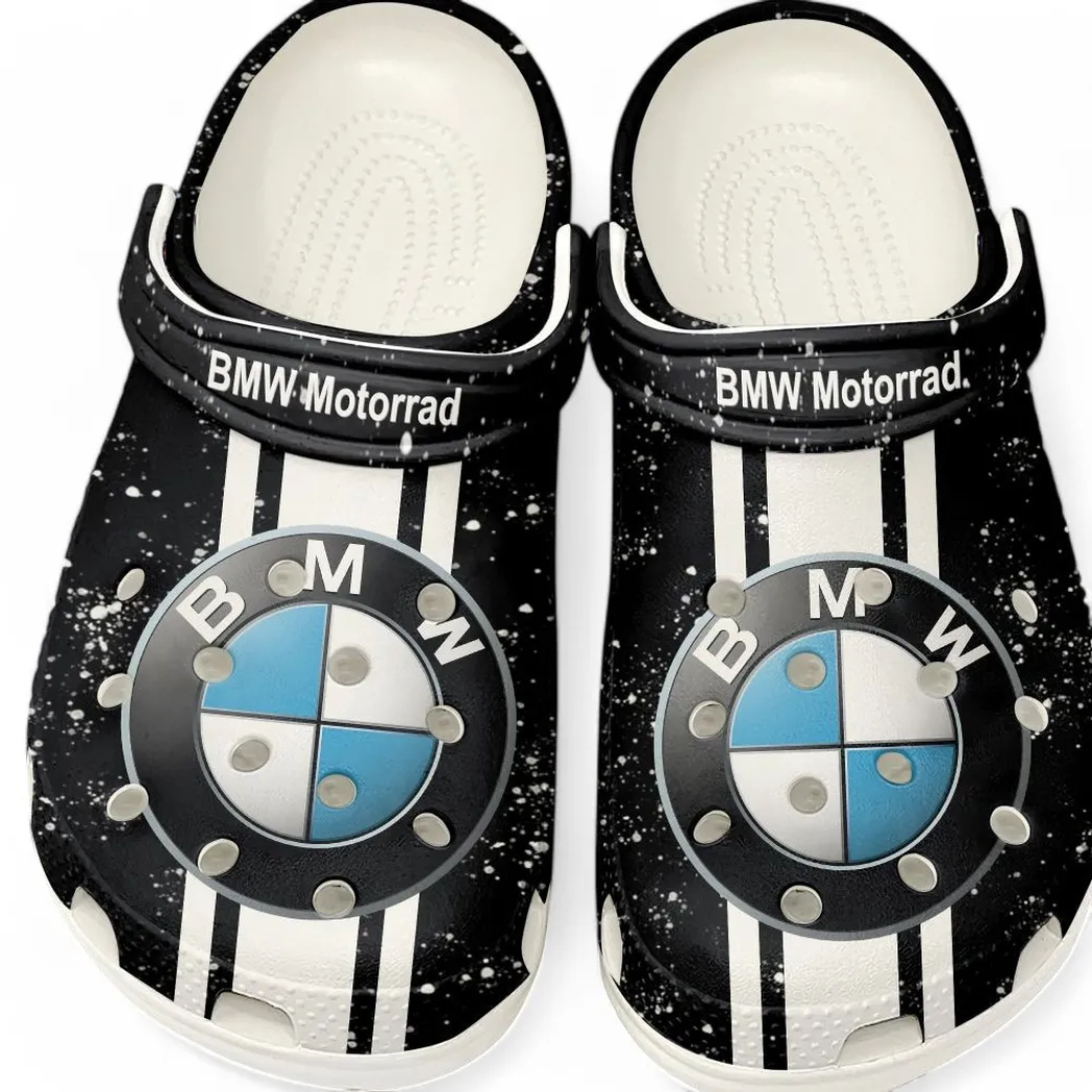 Automotive Theme Luxury Sedan Clog with Full Print Design, Stylish Everyday Comfort for Car Enthusiasts CAR620 - White