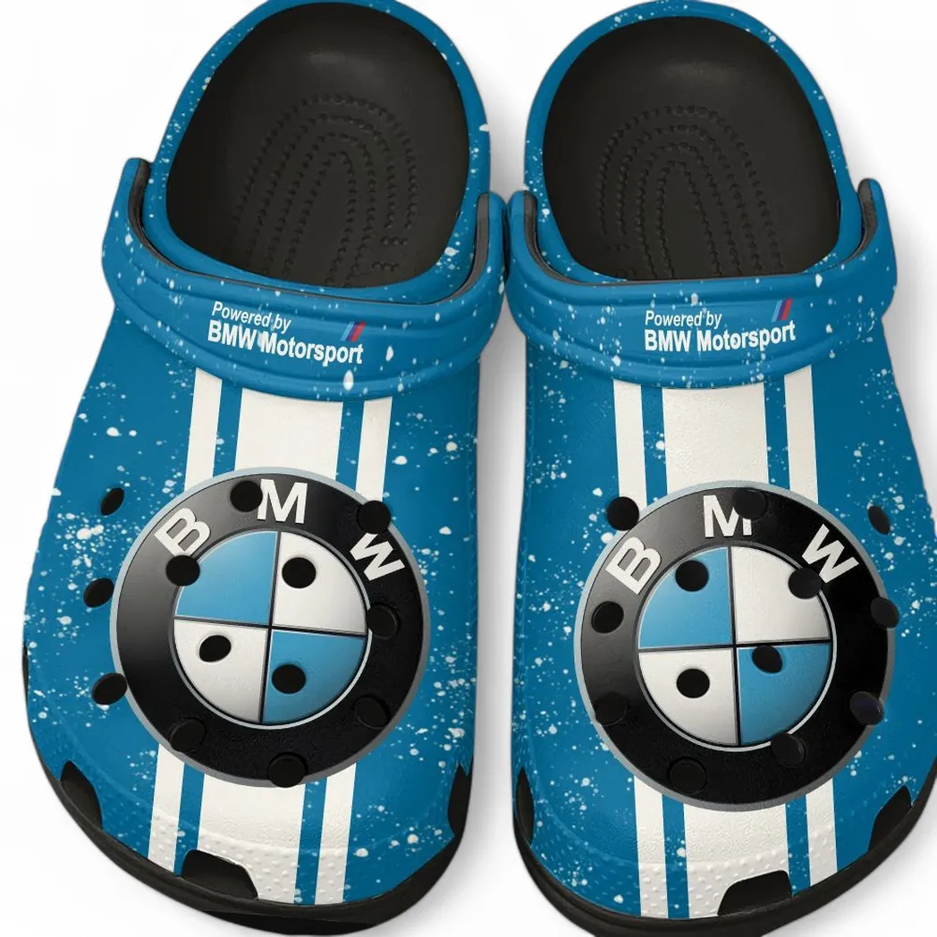 Custom Prestige Automobile Inspired Clog All Over Print, Comfortable Slip-On Footwear for Auto Fans CAR620 - Black