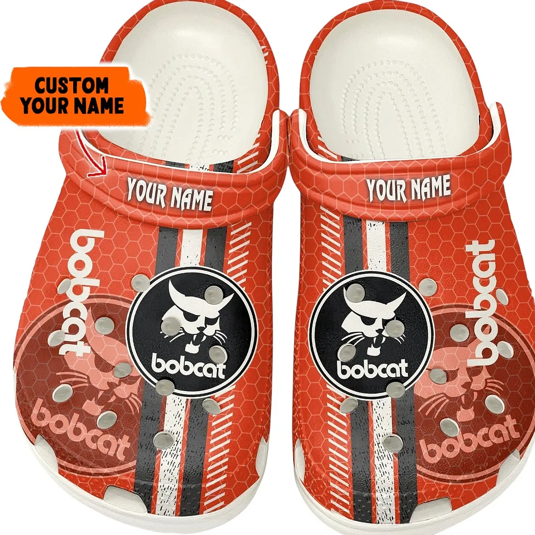 Custom Compact Track Loader Inspired Clog All Over Print, Comfortable Slip-On Footwear for Auto Fans CAR820 - White
