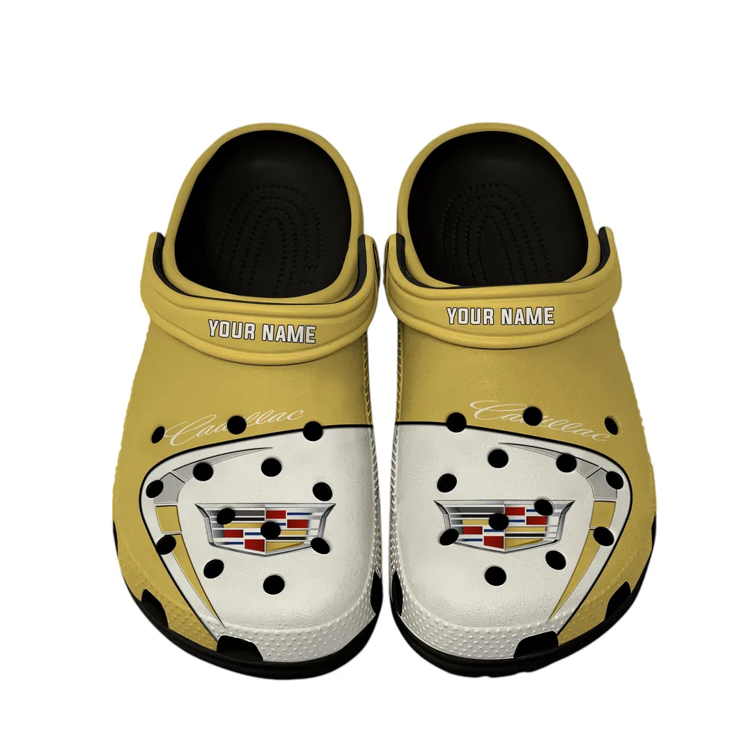 Trendy Stylish Luxury Wagon Themed Clog, Full Print Lightweight Footwear for Fans of Automotive Style CAR168 - Black