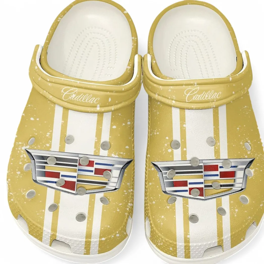 Custom Elegant Touring Car Inspired Clog All Over Print, Comfortable Slip-On Footwear for Auto Fans CAR620 - White