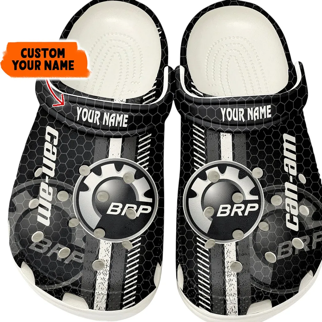White Edition Sport ATV Inspired All Over Print Clog, Perfect Gift Footwear for Automotive Enthusiasts CAR820