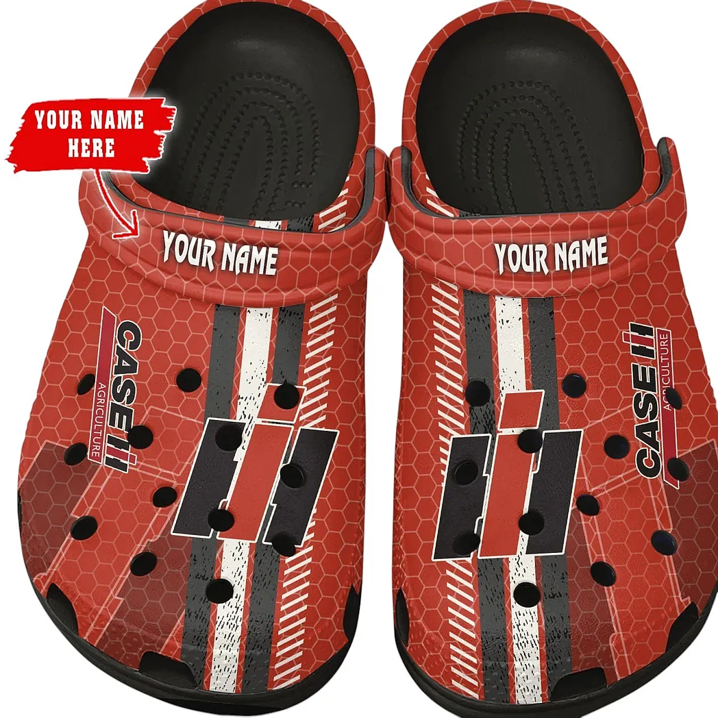 Automotive Theme Harvest Vehicle Clog with Full Print Design, Stylish Everyday Comfort for Car Enthusiasts CAR820 - Black