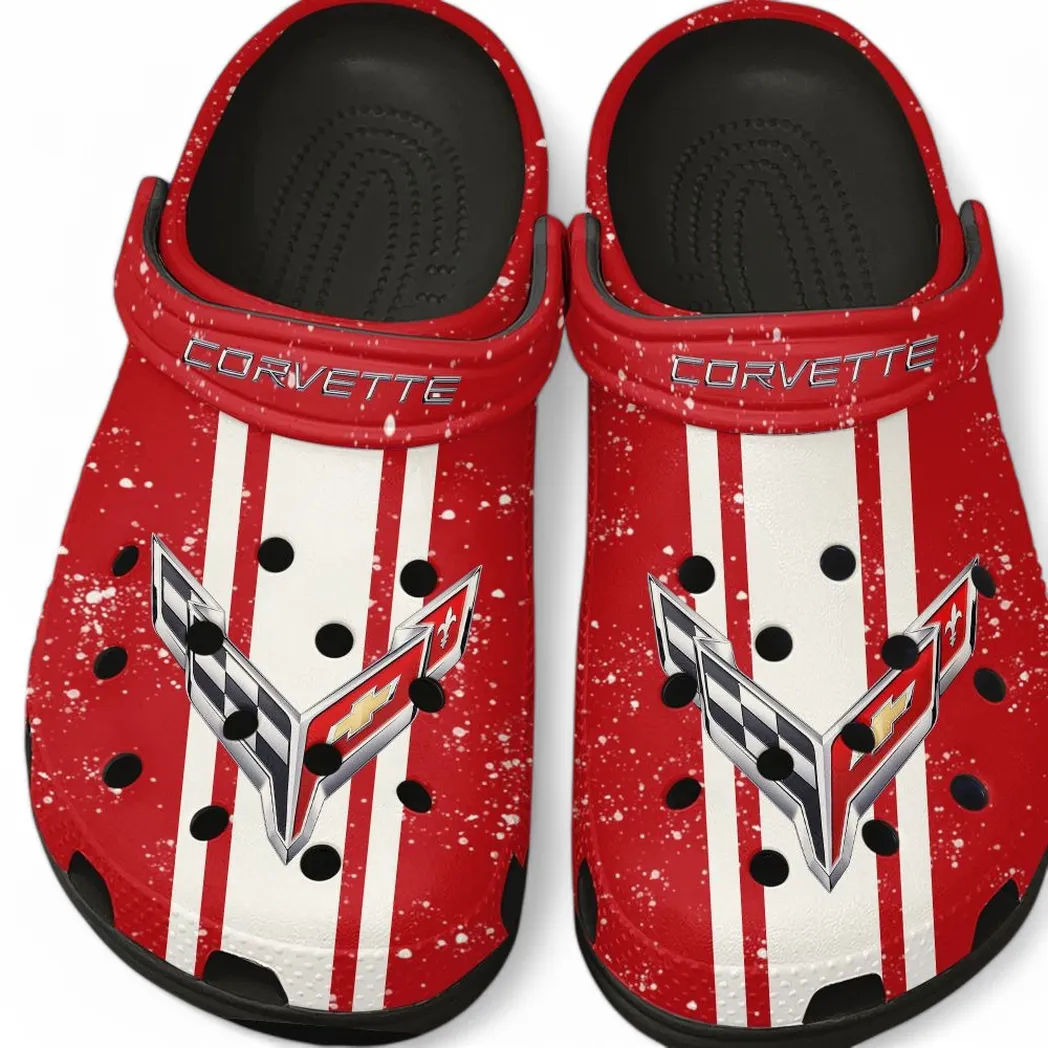 Black Custom Iconic Muscle Ride All Over Print Clog, Car Culture Inspired Footwear Gift for Men and Women CAR620