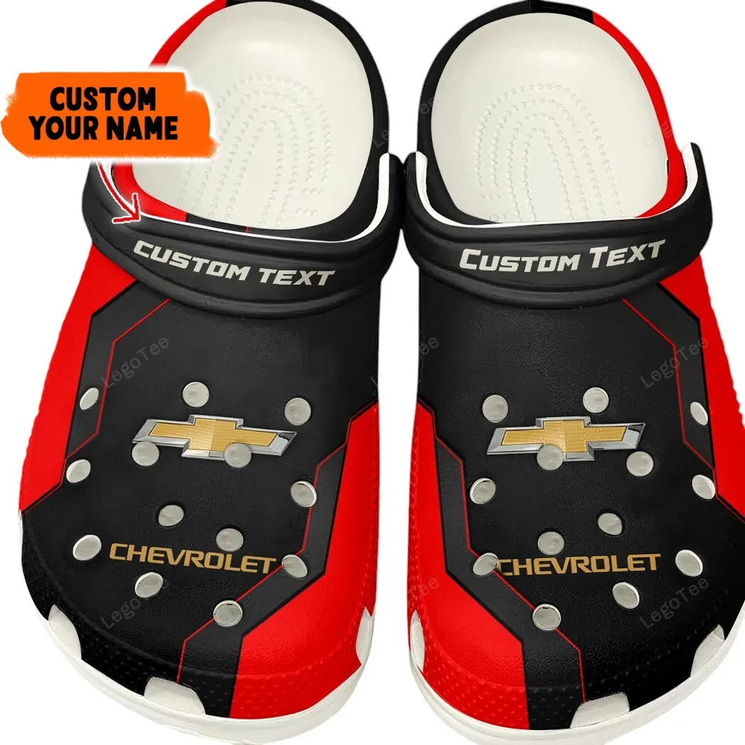 Custom Everyday Utility Vehicle All Over Print Clog, Comfortable Slip-On Shoes for Everyday Wear CAR140 - Red