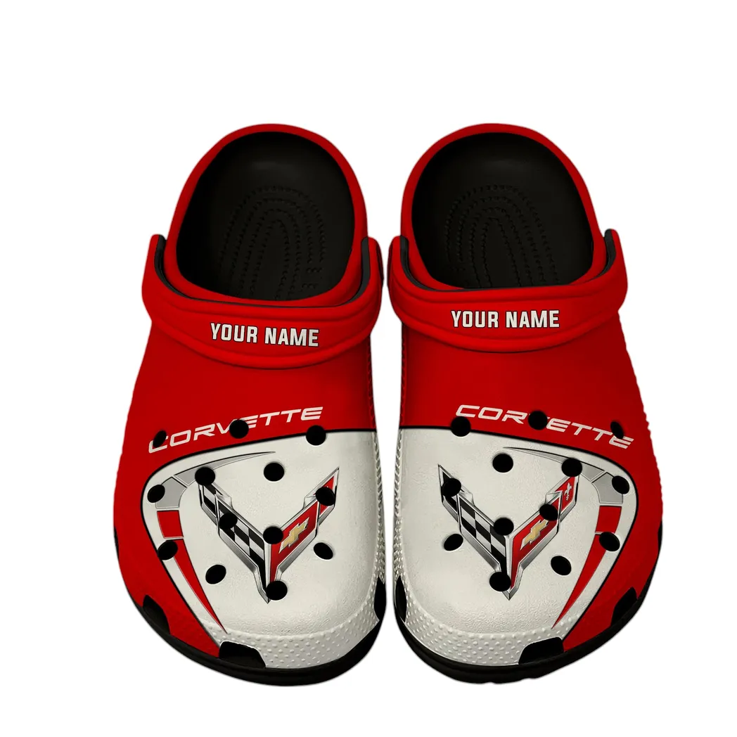Speed Coupe Lover’s All Over Print Clog, Slip-On Shoes for Daily Comfort and Garage Style CAR168 - Black