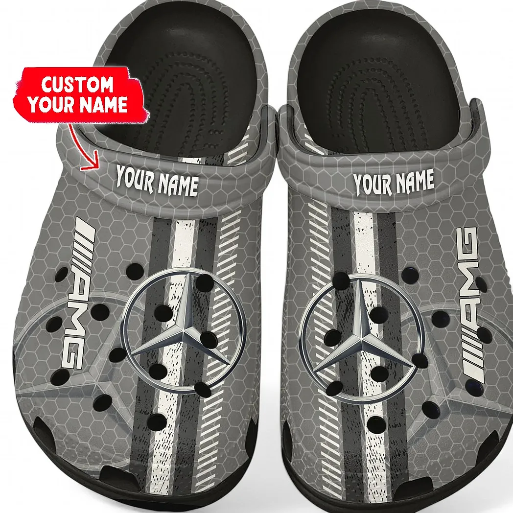 Black Custom Luxury Sports Sedan All Over Print Clog, Car Culture Inspired Footwear Gift for Men and Women CAR820